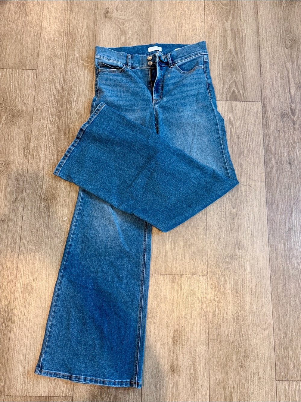 sofia by sofia vergara Blue Wide-Leg Flare Jeans
